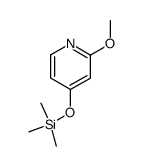 Pyridine, 2-methoxy-4-[(trimethylsilyl)oxy]- (9CI) Structure