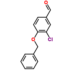 4-(Benzyloxy)-3-chlorobenzaldehyde Structure