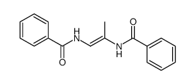 N,N'-(methyl-ethenediyl)-bis-benzamide结构式