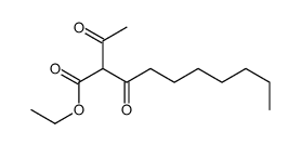 2-acetyl-3-oxo-Decanoic acid, ethyl ester结构式