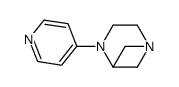 1,4-Diazabicyclo[3.1.1]heptane,4-(4-pyridinyl)-(9CI)结构式