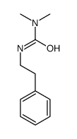 1,1-dimethyl-3-(2-phenylethyl)urea Structure