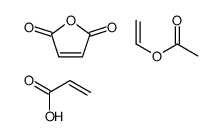 丙烯酸与乙酸乙烯酯和2,5-呋喃二酮的聚合物结构式