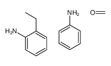 甲醛与苯胺和2-乙基苯胺的聚合物结构式