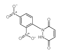 1-(2,4-dinitrophenyl)-2H-pyridazine-3,6-dione结构式