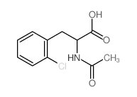 2-acetamido-3-(2-chlorophenyl)propanoic acid结构式
