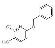 Pyridazine,3-methyl-6-(phenylmethoxy)-, 2-oxide结构式