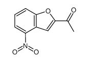 1-(4-nitrobenzofuran-2-yl)ethanone结构式