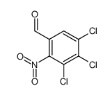 3,4,5-trichloro-2-nitro-benzaldehyde Structure