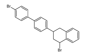 1-bromo-3-[4'-bromo(1,1'-biphenyl)-4-yl]-1,2,3,4-tetrahydronaphthalene结构式