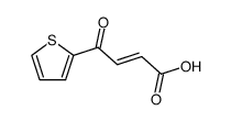 反式-3-(2-噻吩甲基)丙烯酸结构式