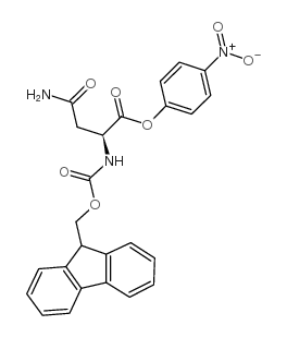 Fmoc-L-天冬酰胺4-硝基苯酯结构式
