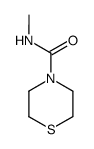 4-Thiomorpholinecarboxamide,N-methyl-(9CI)结构式