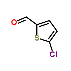 5-氯-2-噻吩甲醛结构式