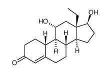 11α,17β-Dihydroxy-18a-homo-estr-4-en-3-one结构式