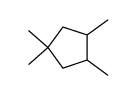 1,1,3,4-tetramethylcyclopentane Structure