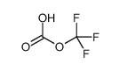 Trifluoromethyl hydrogen carbonate结构式