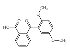 2-(2,5-dimethoxybenzoyl)benzoic acid Structure