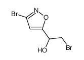 1-(3-bromo-5-isoxazolyl)-2-bromoethanol结构式