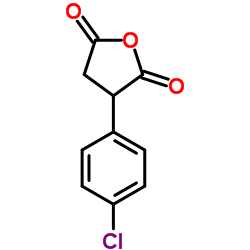 3-(4-氯苯基)四氢呋喃-2,5-二酮结构式
