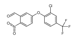 5-[2-chloro-4-(trifluoromethyl)phenoxy]-2-nitrobenzaldehyde结构式