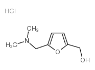 5-[(二甲氨基)甲基]-2-呋喃甲醇盐酸盐结构式