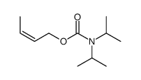 but-2-enyl N,N-di(propan-2-yl)carbamate结构式