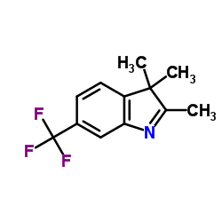 3H-Indole,2,3,3-trimethyl-6-(trifluoromethyl)- Structure
