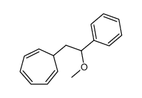 7-(2-methoxy-2-phenylethyl)cyclohepta-1,3,5-triene Structure
