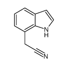 2-(1H-indol-7-yl)acetonitrile Structure