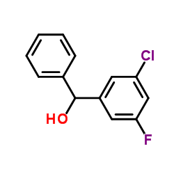 3-CHLORO-5-FLUOROBENZHYDROL Structure