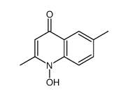 1-hydroxy-2,6-dimethylquinolin-4-one Structure