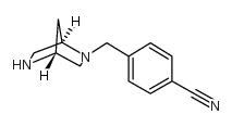4-(2,5-二氮杂双环[2.2.1]-2-庚基甲基)-苯甲腈结构式