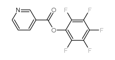 (2,3,4,5,6-pentafluorophenyl) pyridine-3-carboxylate结构式