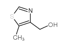 (5-甲基-1,3-噻唑-4-基)甲醇结构式