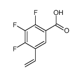 5-ethenyl-2,3,4-trifluorobenzoic acid结构式