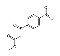 methyl 2-(4-nitrophenyl)sulfinylacetate结构式