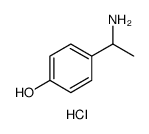 Phenol, 4-(1-aminoethyl)-, hydrochloride Structure