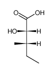 (2R,3R)-2-羟基-3-甲基-戊酸结构式