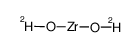 di(hydroxy-d)zirconium Structure