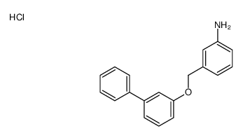 3-[(3-phenylphenoxy)methyl]aniline,hydrochloride Structure