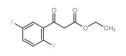 3-(2,5-二氟苯基)-3-氧代丙酸乙酯结构式