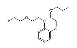 1,2-bis[2-(2-iodoethoxy)ethoxy]benzene结构式
