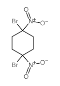 1,4-dibromo-1,4-dinitro-cyclohexane结构式
