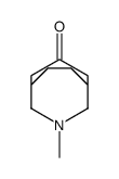 10-methyl-10-azabicyclo[4.3.1]decan-8-one结构式