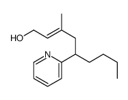 3-methyl-5-pyridin-2-ylnon-2-en-1-ol Structure