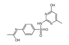 N-4-acetyl-4-hydroxysulfamerazine结构式