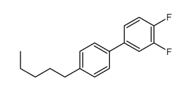1,2-difluoro-4-(4-pentylphenyl)benzene结构式