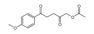 1,4-Pentanedione, 5-(acetyloxy)-1-(4-methoxyphenyl)- Structure
