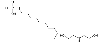 Decyl dihydrogen phosphate-2,2'-iminodiethanol (1:1)结构式